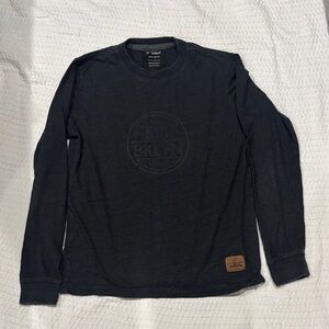 Men's Dark Gray Long Sleeve Tee